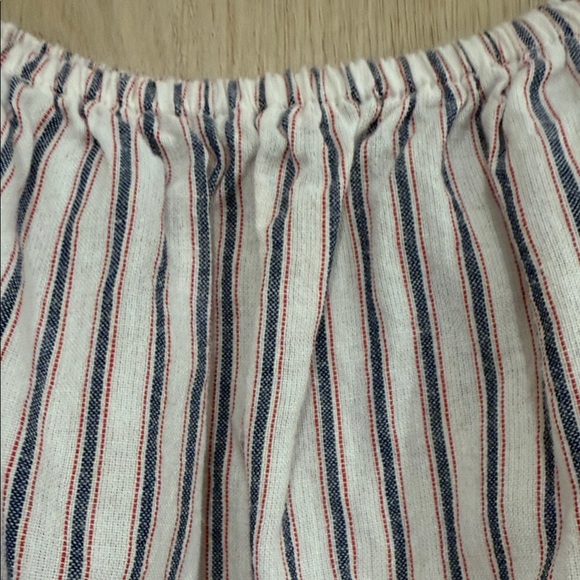 ASOS size 4 Striped Puff Sleeve Dress - Picture 4 of 6